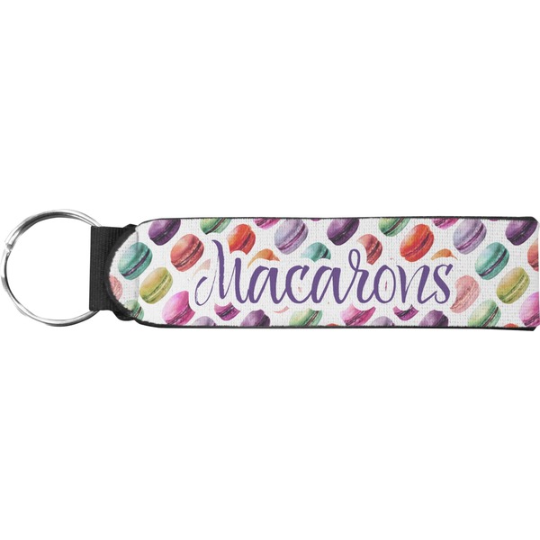 Custom Macarons Neoprene Keychain Fob (Personalized)
