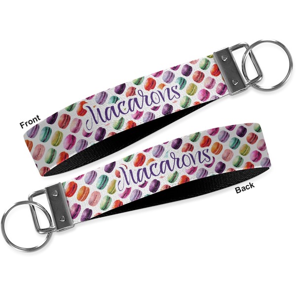 Macarons Key-chain - Metal and Nylon - Front and Back