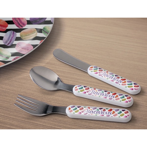 Macarons Kids Flatware w/ Plate