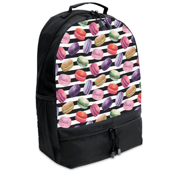 Custom Macarons Backpacks - Black