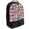 Macarons Large Backpack - Black - Angled View