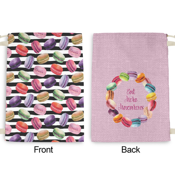 Macarons Large Laundry Bag - Front & Back View