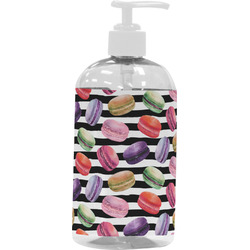 Macarons Plastic Soap / Lotion Dispenser (16 oz - Large - White)
