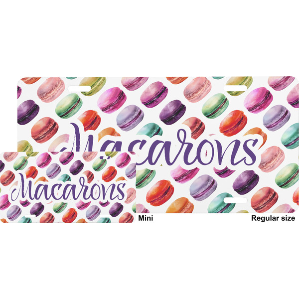 Macarons License Plate (Sizes)