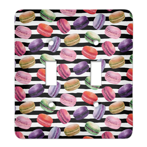 Custom Macarons Light Switch Cover (2 Toggle Plate)