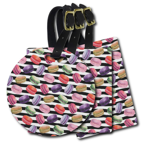 Custom Macarons Plastic Luggage Tag