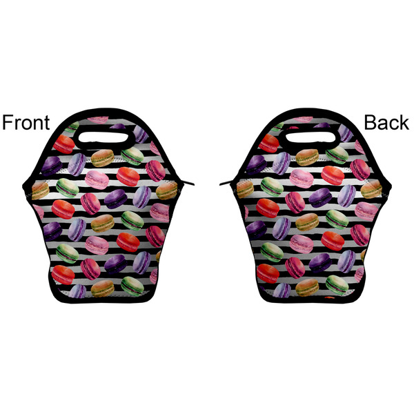 Macarons Lunch Bag - Front and Back