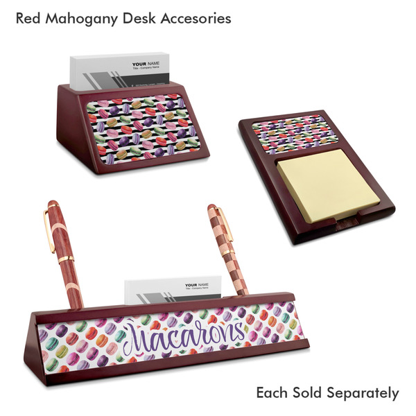 Macarons Mahogany Desk Accessories
