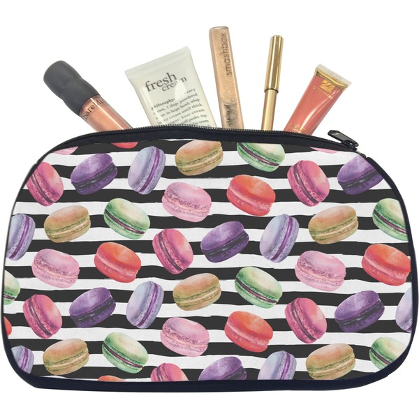 Custom Macarons Makeup / Cosmetic Bag - Medium
