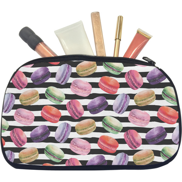 Custom Macarons Makeup / Cosmetic Bag - Medium