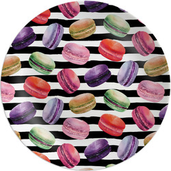 Macarons Melamine Salad Plate - 8"