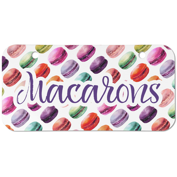 Macarons Mini Bicycle License Plate - Two Holes