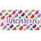 Macarons Mini/Bicycle License Plate (2 Holes)