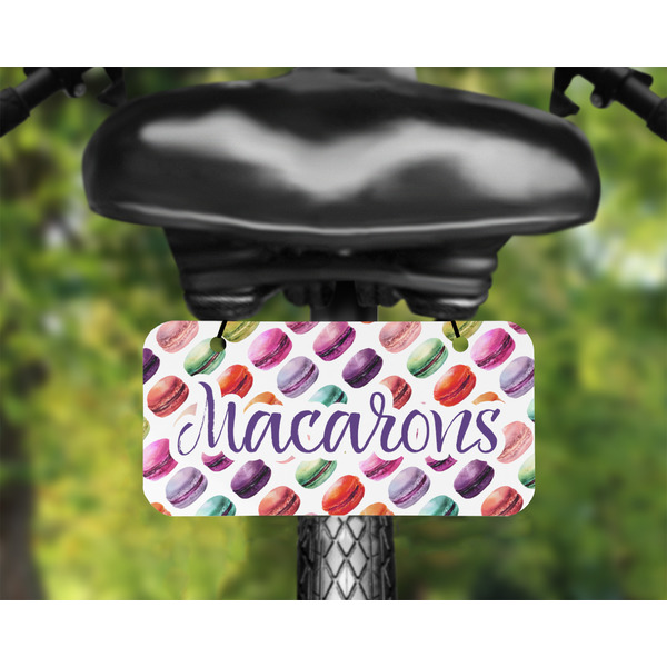Macarons Mini License Plate on Bicycle - LIFESTYLE Two holes