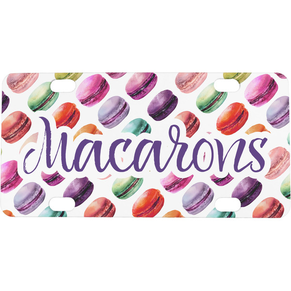Custom Macarons Mini / Bicycle License Plate (4 Holes)