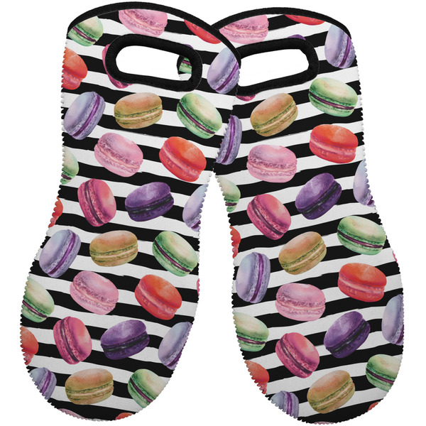 Macarons Neoprene Oven Mitt -Set of 2 - Front