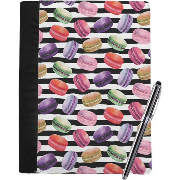 Custom Macarons Notebook Padfolio - Large