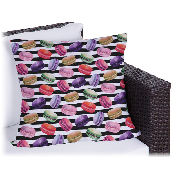 Custom Macarons Outdoor Pillow (Personalized)