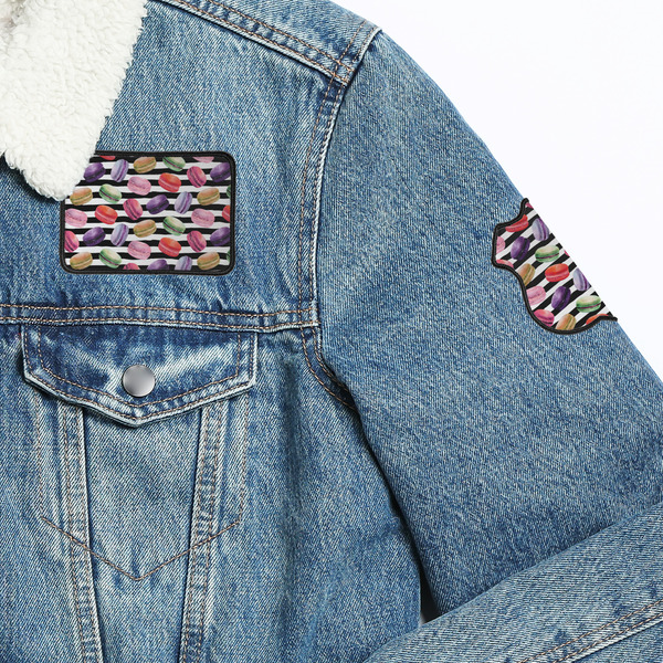 Macarons Patches Lifestyle Jean Jacket Detail