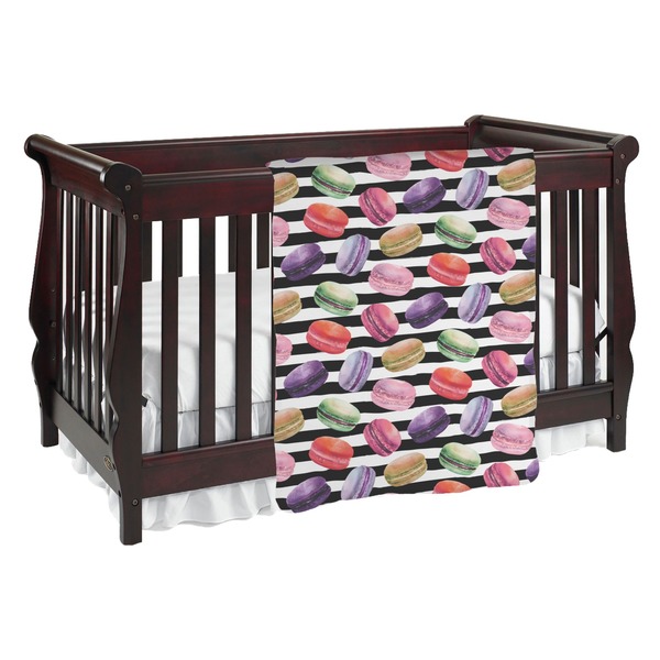 Custom Macarons Baby Blanket (Single Sided)