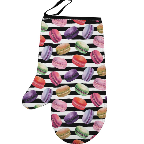 Macarons Personalized Oven Mitt - Left
