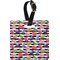 Macarons Plastic Luggage Tag - Square