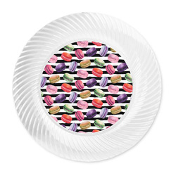 Macarons Plastic Party Dinner Plates - 10"