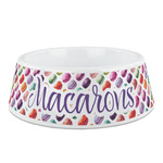 Macarons Plastic Dog Bowl