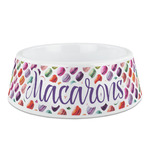 Macarons Plastic Dog Bowl - Medium