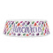 Macarons Plastic Pet Bowls - Small - FRONT