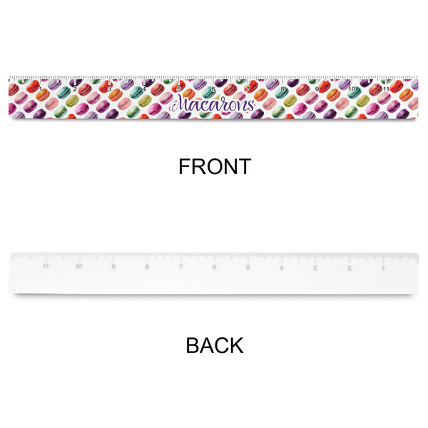 Macarons Plastic Ruler - 12" - APPROVAL
