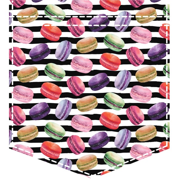 Custom Macarons Iron On Faux Pocket