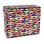 Macarons Wood Recipe Box - Full Color Print
