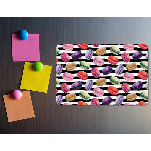 Macarons Rectangular Fridge Magnet - LIFESTYLE
