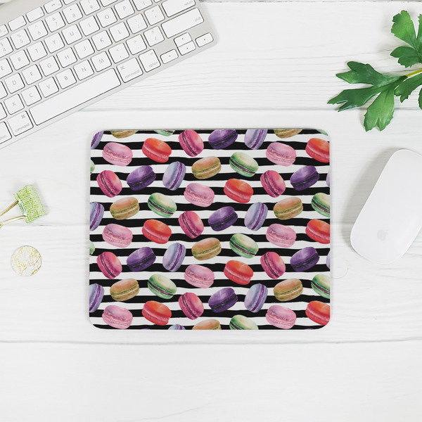 Macarons Rectangular Mouse Pad - LIFESTYLE 2