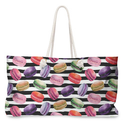 Macarons Large Tote Bag with Rope Handles