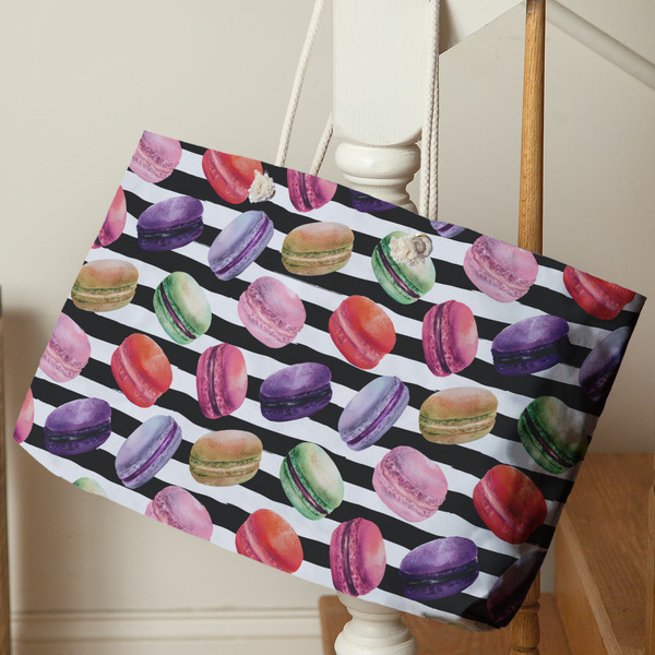 Macarons Large Rope Tote - Life Style