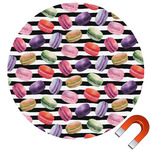 Macarons Round Car Magnet - 6"