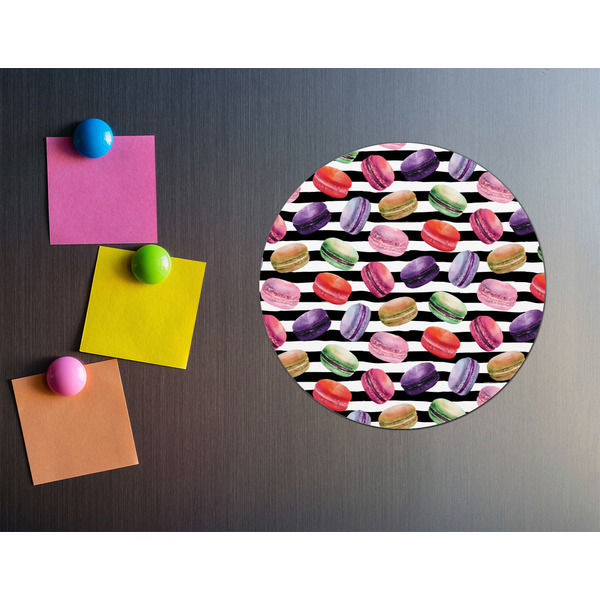 Macarons Round Fridge Magnet - LIFESTYLE
