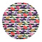 Macarons 5' Round Indoor Area Rug