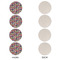 Macarons Round Linen Placemats - APPROVAL Set of 4 (single sided)