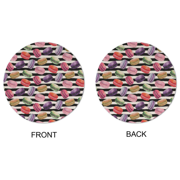 Macarons Round Linen Placemats - APPROVAL (double sided)