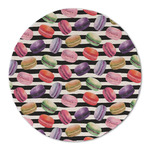 Macarons Round Linen Placemat - Single Sided