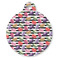 Macarons Round Pet ID Tag - Large - Front