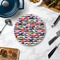 Macarons Round Stone Trivet - In Context View