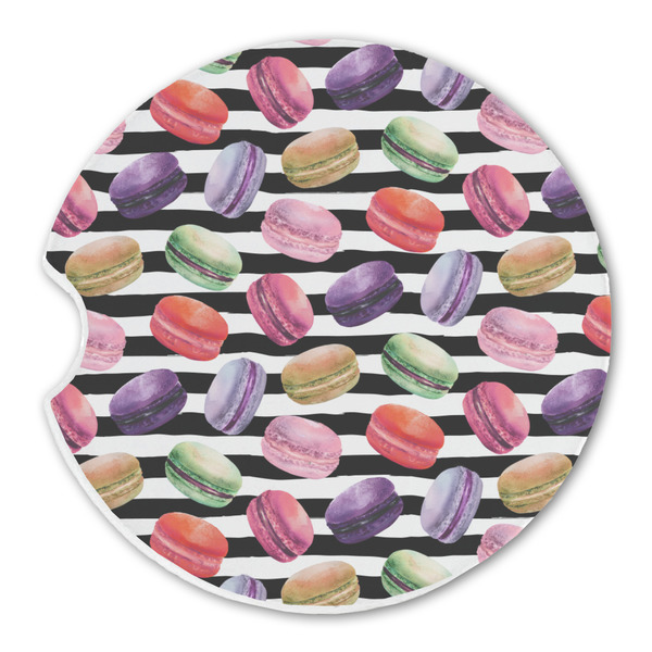 Custom Macarons Sandstone Car Coaster - Single