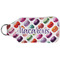 Macarons Sanitizer Holder Keychain - Large (Back)