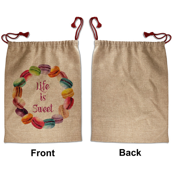 Macarons Santa Bag - Approval - Front