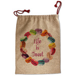 Macarons Santa Sack - Front