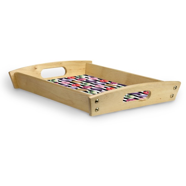 Macarons Serving Tray Wood Small - Corner